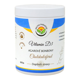 Vitamin D3 – Cholecalciferol Agar-Bonbons 60 Stück