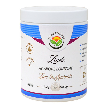 Zink – Zink-Bisglycinat-Agar-Bonbons 60 Stück