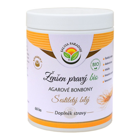 Ginseng-Agar-Bonbons BIO 60 Stück
