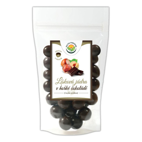 Haselnusskörner in dunkler Schokolade 150g