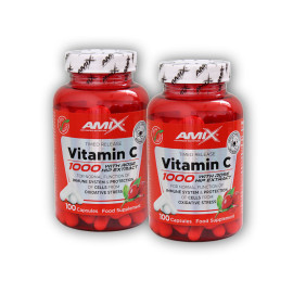2x Vitamin C 1000 mg + Hagebutten 100 Sekunden pro Sekunde