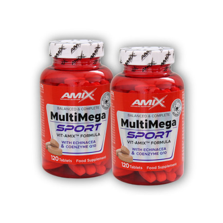 2x Multi Mega Sport Stack 120 Tablets