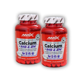 2x Kalzium + Magnesium + Zink 100 Tabletten