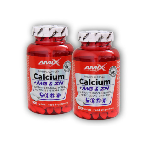 2x Kalzium + Magnesium + Zink 100 Tabletten