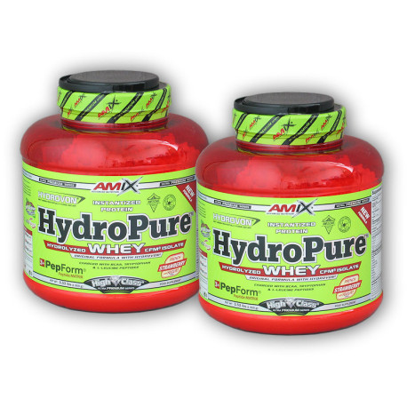 2x Hydro Pure Whey 1600g – cremige Vanillemilch