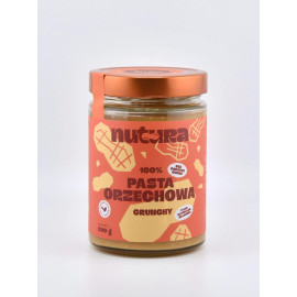 Erdnusspaste mit Nussstücken – 500g