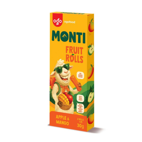 MONTI Fruchttube Apfel & Mango – 24x30g