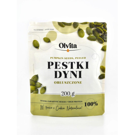 Geschälte Kürbiskerne Olvita – 200g