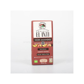 Zartbittere Schokolade 63 % mit Bio-Mandeln – 100 g