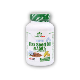 SUPER FlaxSeed Oil ALA 50% 1000mg 90 Softgels