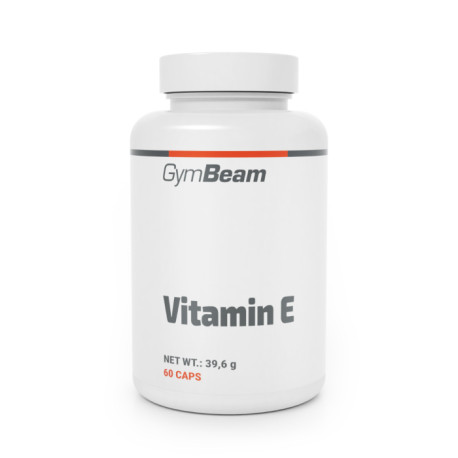 Vitamin E (Tocopheryl) – GymBeam – unaromatisiert – 60 Säckchen.