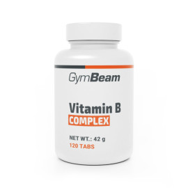 Vitamin B-Komplex – GymBeam – unaromatisiert – 120 Tablette.