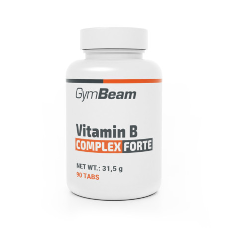 Vitamin B-Komplex Forte – GymBeam – unaromatisiert – 90 Tabletten.