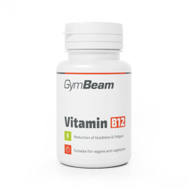 Vitamin B12 (Cobalamin) – GymBeam – unaromatisiert – 90 Tabletten.