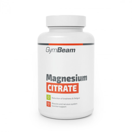 Magnesiumcitrat-Kapseln - GymBeam - 120 Säckchen