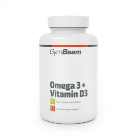 Omega 3 + Vitamin D3 - GymBeam - 90 Beutel