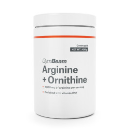 Arginin + Ornithin – GymBeam – Green Apple – 420 g