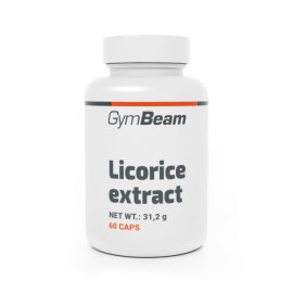 Lakritzextrakt – GymBeam – 60 Säckchen.