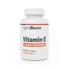 Vitamin E (D-alpha-tocopherol) – GymBeam – 90 Säckchen.