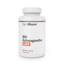 BIO Ashwagandha CAPS - GymBeam - 120 Caps.