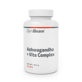 Ashwagandha + Vita Komplex – GymBeam – 90 Kapseln.