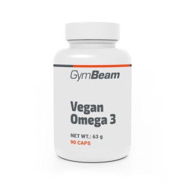 Veganes Omega 3 - GymBeam - 90 Kapseln.