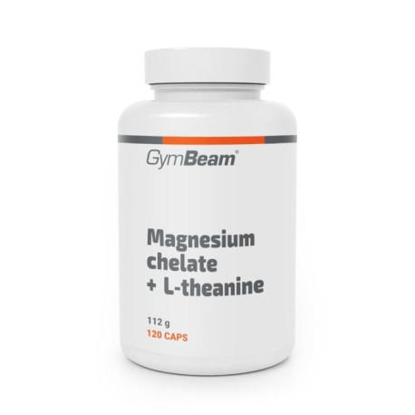 Magnesiumchelat + L-Theanin – GymBeam – 120 Säckchen.