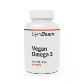 Veganes Omega 3 - GymBeam - 90 Kapseln.