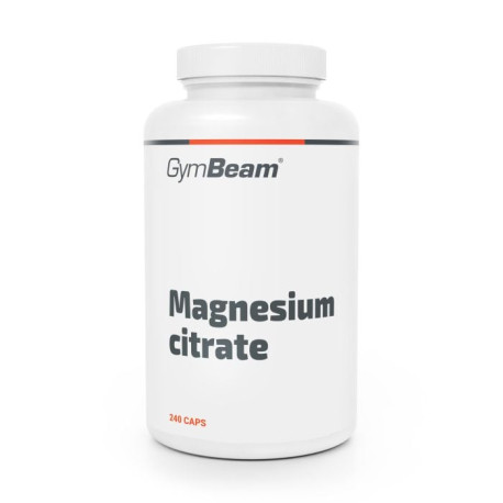 Magnesiumcitrat-Kapseln – GymBeam – 240 Säckchen