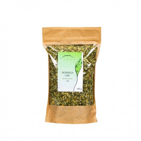Moringa-Blatt - Moringa oleifera - 100g gehackt