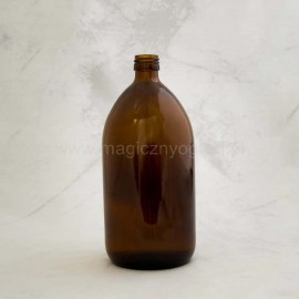 Braunglasflasche - 1000 ml, Innendurchmesser 28 mm
