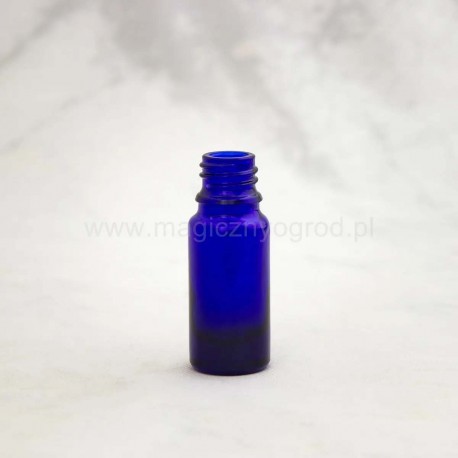 Blaue Glasflasche - 10ml, Innendurchmesser 18 mm