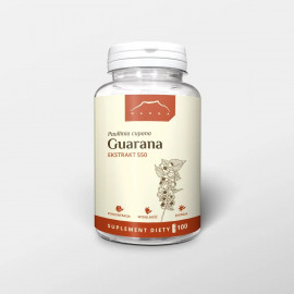 Guarana Extrakt 22% - 550mg x 100 Kapseln - Paullinia cupana