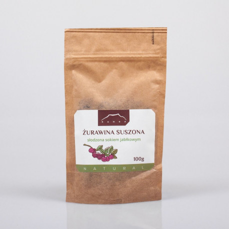 Getrocknete Cranberries mit Apfelsaft gesüßt - 500g