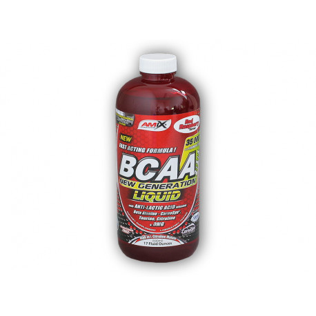 BCAA New Generation Liquid 500ml - rote Himbeere