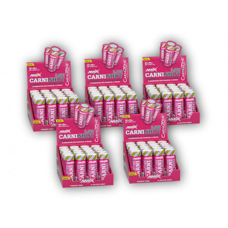 4x CarniShot 3000 20x60ml + 1x GRATIS - Mango