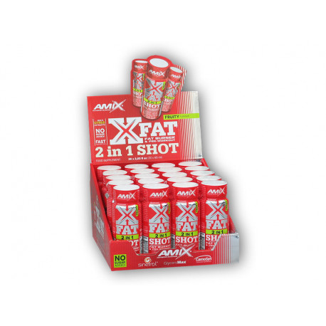 X-Fat 2 in 1 Shot Box 20x60ml - Fruchtig
