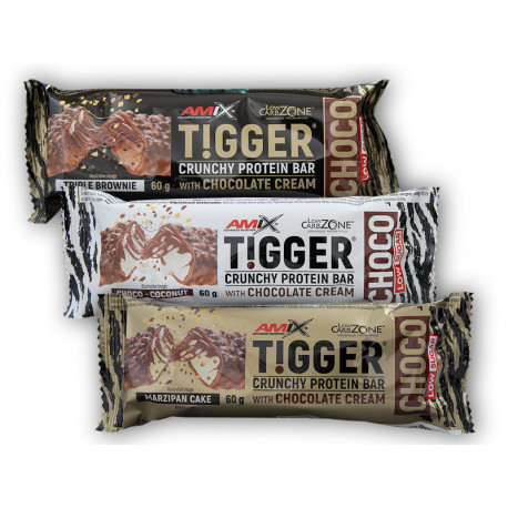 Tiger Choco Crunchy Bar High Protein 60g - Schokolade Kokosnuss