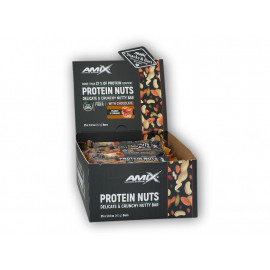 25x Protein Nüsse Crunchy 40g - Mandel-Kürbis