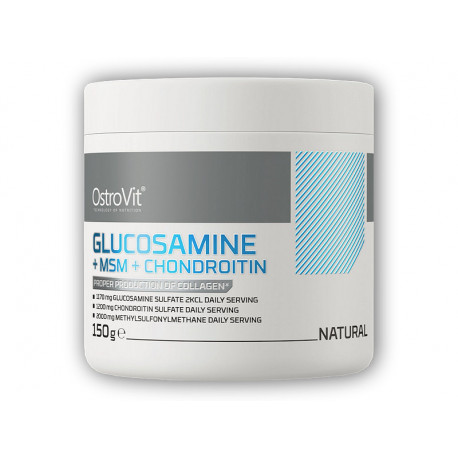 Glucosamin + MSM + Chondroitin Pulver 150g natur