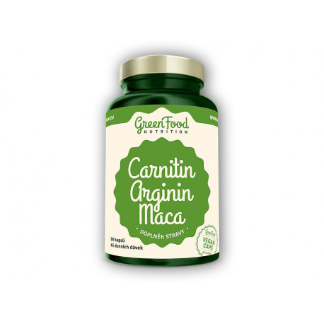 Carnitin Arginin Maca 90 vegane Kapseln