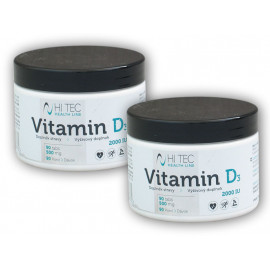 2x Health Line Vitamin D3 2000IU 90 Tabletten