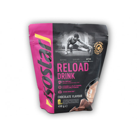 Isostar Pulver nach Sport Reload 450g - Schokolade