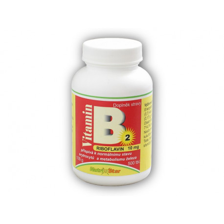 Riboflavin Vitamin B2 10mg 500 Tabletten