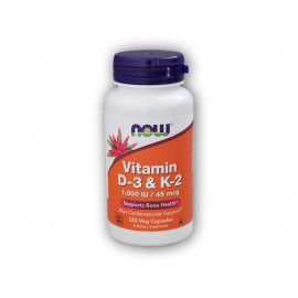 Vitamin D3 &amp; K2 1000 IE/45 ug 120 Kapseln
