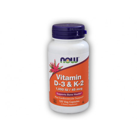 Vitamin D3 &amp; K2 1000 IE/45 ug 120 Kapseln