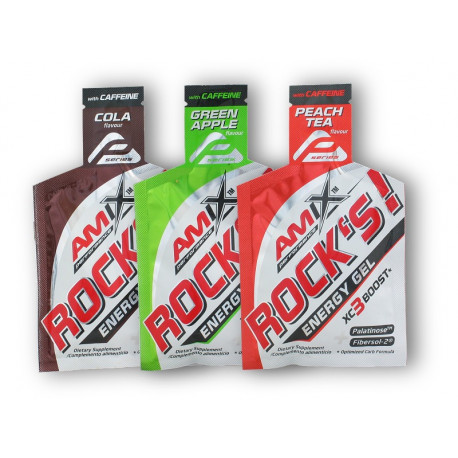 Rocks Energy Gel mit Koffein 32g - Pfirsichtee