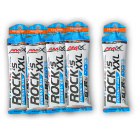 4x Rocks Energy Gel XXL Koffein 65g+1xGRATIS - Blutorange